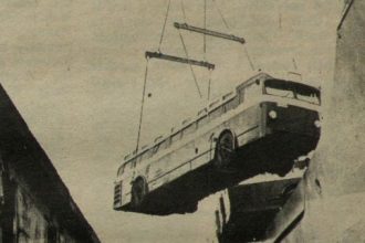 One of the "scrap buses" bought by Lagos officials