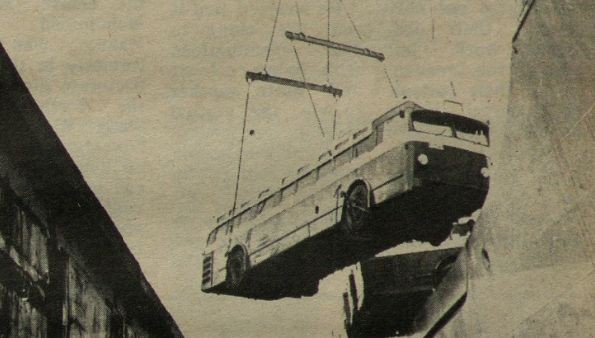 One of the "scrap buses" bought by Lagos officials