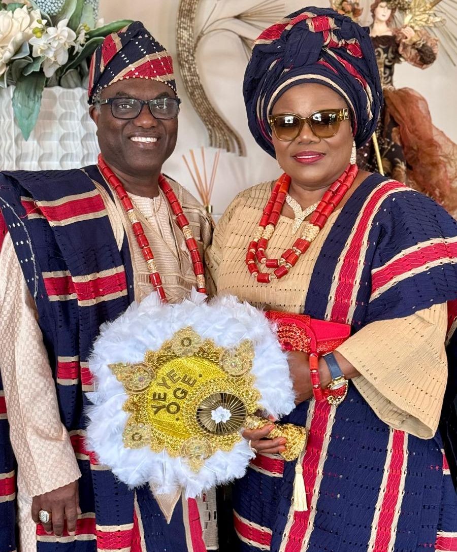 Incoming Patron and Matron of Eko Club of San Antonio, Dr Omoshile Clement and Mrs Olayinka Clement