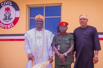 Ikosi-Ejirin LCDA Commissions NSCDC Office, Donates Vehicles