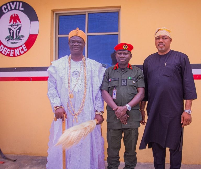 Ikosi-Ejirin LCDA Commissions NSCDC Office, Donates Vehicles