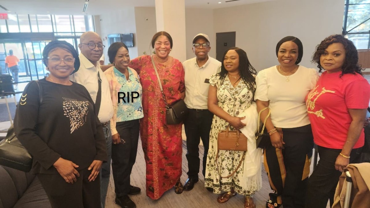 Late Hon. Elizabeth Folusho Maku, President of Eko Club London, with friends and relatives 