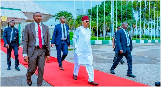 Shettima Departs For Sierra Leone To Represent Tinubu At 69th ECOWAS Summit West African leaders will discuss security, democracy and economic integration.