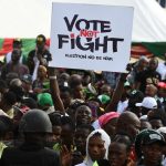 A campaign rally at Adamasingba Stadium in Ibadan, southwestern Nigeria, on Nov. 23, 2022 (Photo: Pius Utomi Ekpei/AFP via Getty Images)