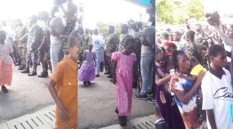 Rescued Oyo Pupils, Teachers Arrive Secretariat For Formal Handover