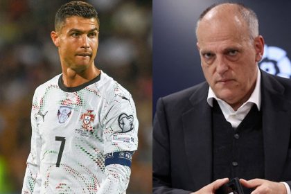Ronaldo Reacts as La Liga Chief Tebas Calls for Infantino’s Resignation
