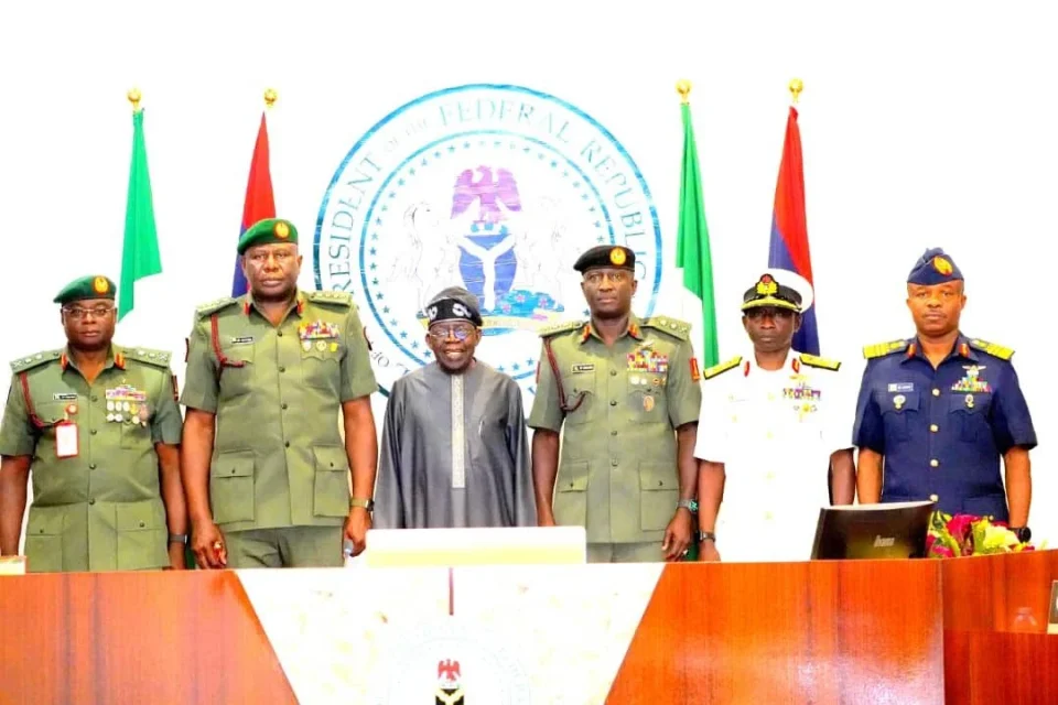 Tinubu Reviews Security Situation With Top Chiefs