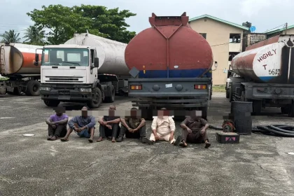 Army Arrests Six Over Illegal Bunkering In Lagos