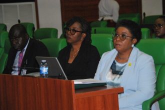 From right: Head of the Civil Service of the Federation, Esther Walson-Jack