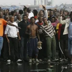 A file picture of xenophobic attack in South Africa