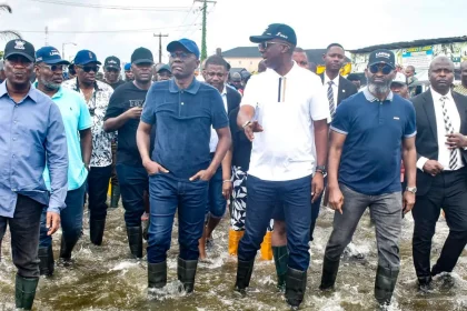 Sanwo-Olu Visits Flood-Ravaged Lekki Corridor, Orders Drainage Improvements