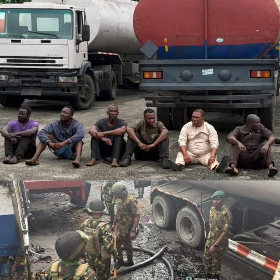 Six Arrested as Troops Raid Illegal Bunkering Site in Lagos