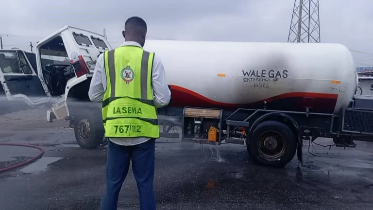 LPG Tanker Leak Sparks Emergency Response Along Ikorodu Road