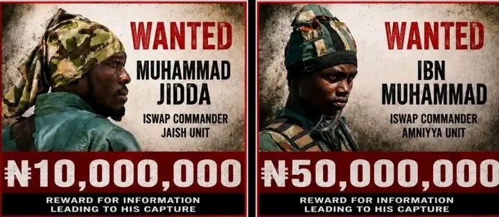 BREAKING: Army Places ₦50m Bounty on ISWAP Leader, Declares Others Wanted