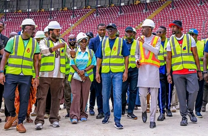 Sanwo-Olu Inspects Teslim Balogun Stadium Ahead of National Sports Festival