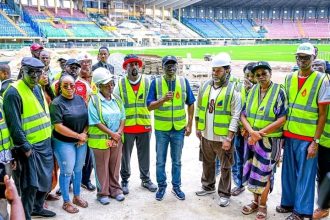 Sanwo-Olu Inspects Teslim Balogun Stadium Ahead of National Sports Festival