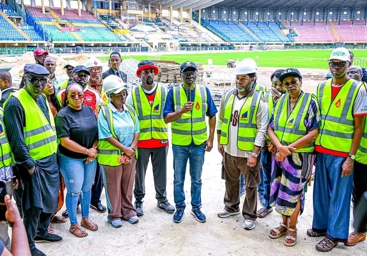 Sanwo-Olu Inspects Teslim Balogun Stadium Ahead of National Sports Festival