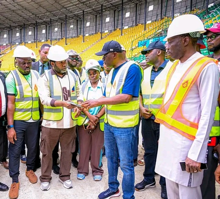 Sanwo-Olu Inspects Teslim Balogun Stadium Ahead of National Sports Festival
