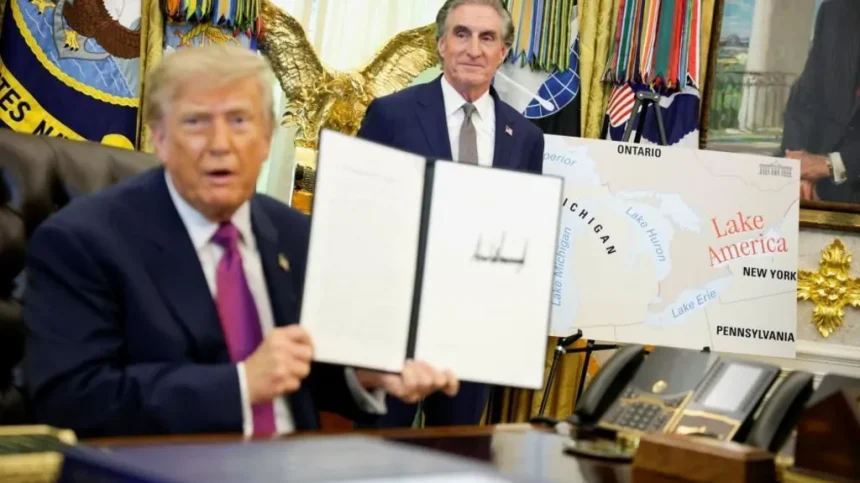 Trump Signs Order to Rename Lake Ontario ‘Lake America’