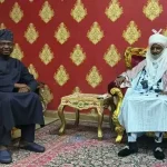 APC Chairman Meets Emir Sanusi Behind Closed Doors in Kano