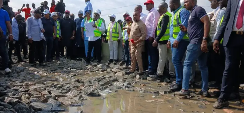 A section of the Benin-Asaba Road