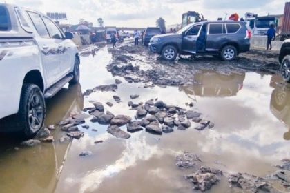A section of the Benin-Asaba Road