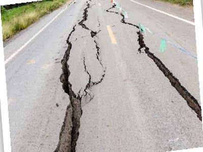 File photo of a scene of an earthquake