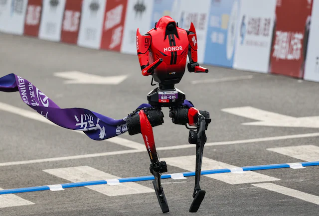 Chinese Humanoid Robot Beats World’s Fastest Man in 100m Race