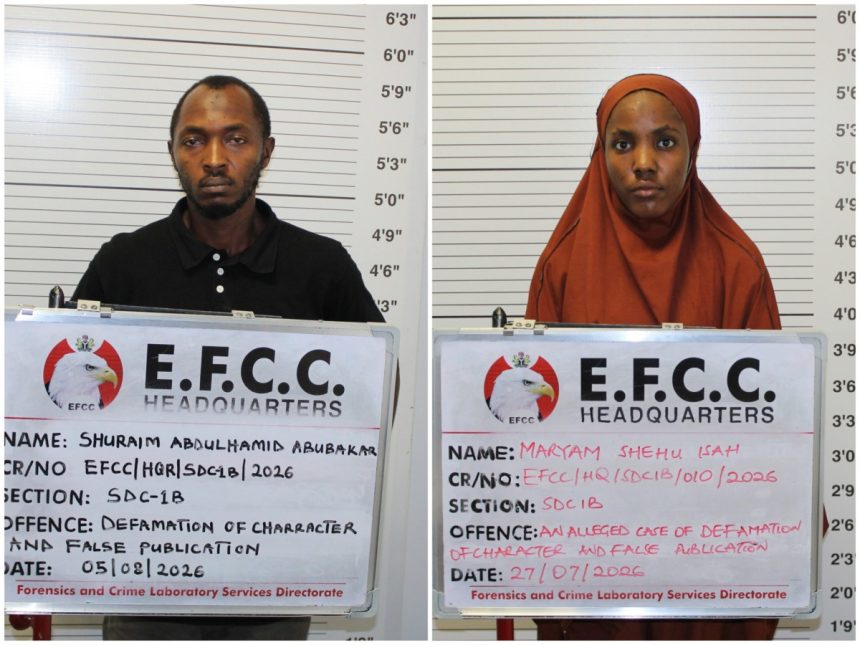 EFCC Drops Cybercrime Charges Against Maryam, Abubakar