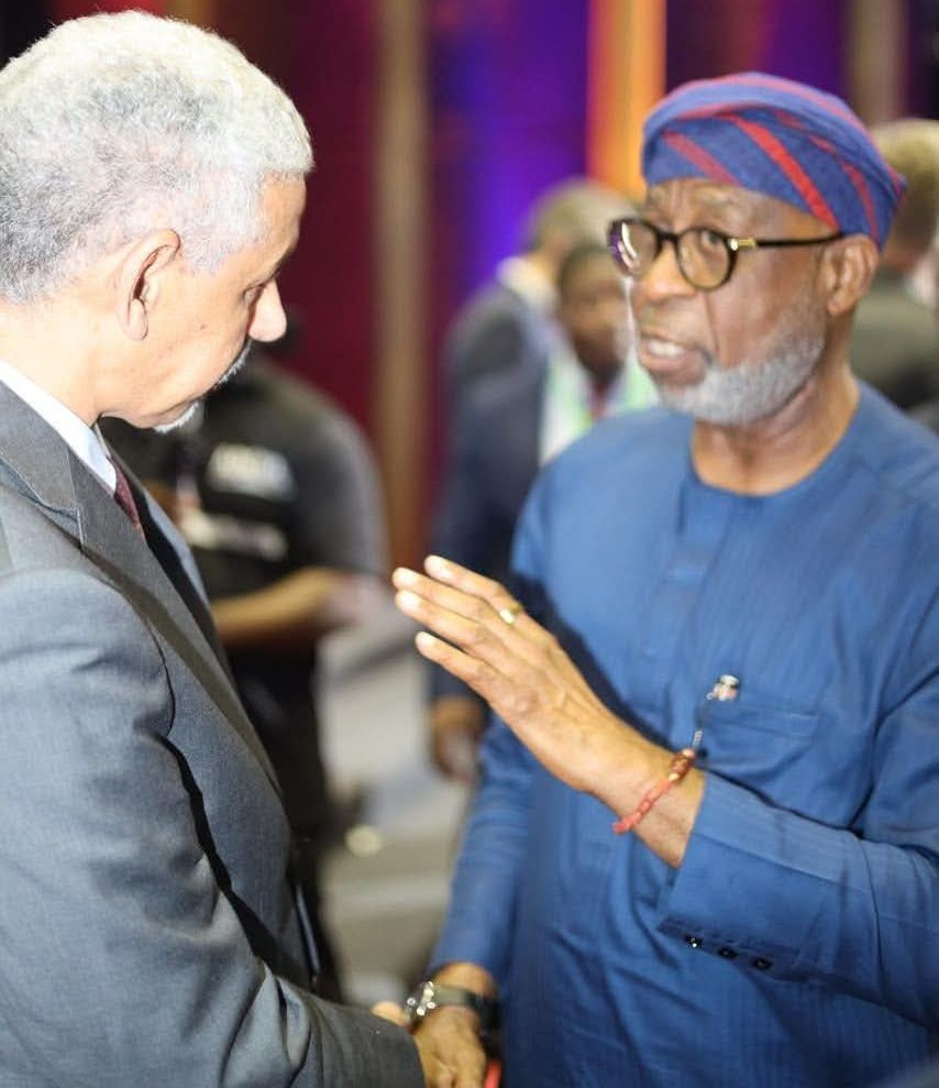 Minister of Solid Minerals Development, Dele Alake, at the African Development Bank Ministerial Forum in Abidjan