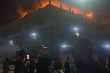 Fire Guts Federal Mortgage Bank Headquarters in Abuja