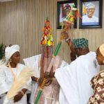 Sanwo-Olu Presents Staff of Office to New Onise of Ise Kingdom