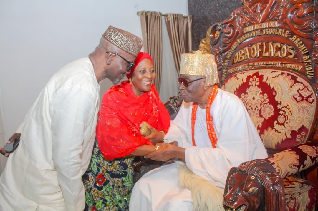 Oba of Lagos, Rilwan Babatunde Akiolu, at his 23rd coronation anniversary prayer session 