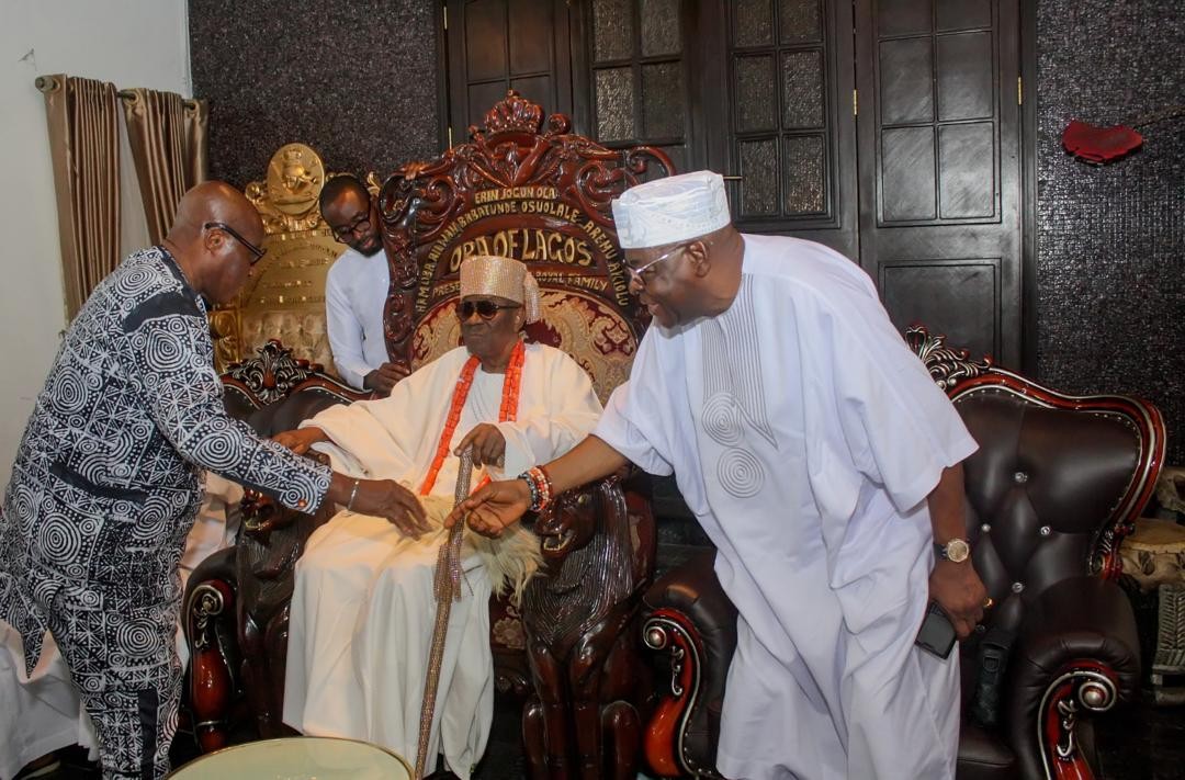 Oba of Lagos, Rilwan Babatunde Akiolu, at his 23rd coronation anniversary prayer session 