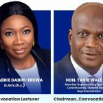 NiDCOM boss Abike Dabiri-Erewa and Rep Wale Raji