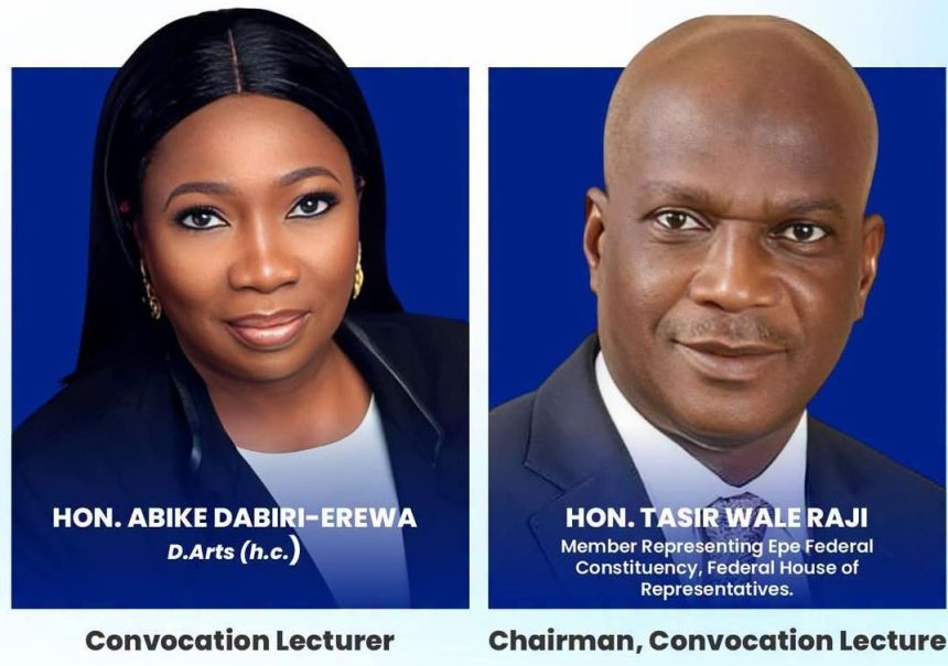 NiDCOM boss Abike Dabiri-Erewa and Rep Wale Raji