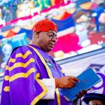 Alara of Ilara Kingdom and LASU Chancellor, His Royal Majesty Oba Olufolarin Olukayode Ogunsanwo, at the 29/30th convocation ceremonies