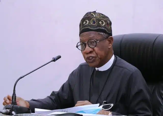 “Our Next Oil Is the Creative Industry” — Lai Mohammed