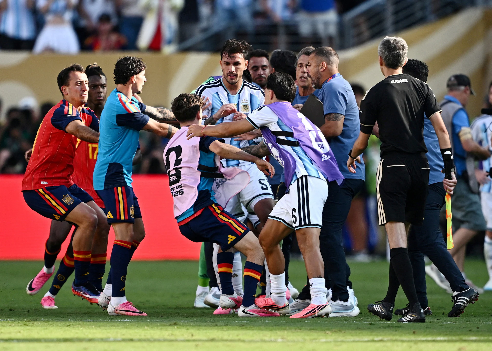 Argentina Player Paredes Gets 10 Match Ban After Spain Clash