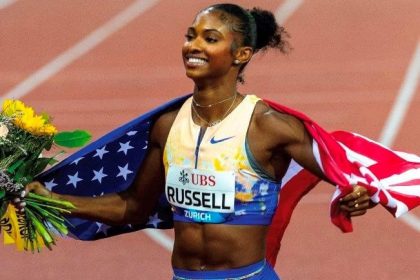 Russell Breaks Tobi Amusan’s 100m Hurdles World Record