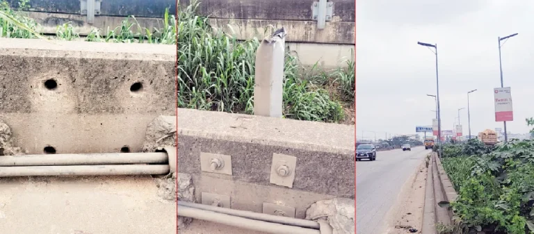Vandals Turn Lagos-Ibadan Expressway Bridge Dark Again, 168 Lights Gone