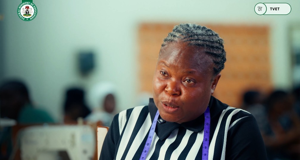 Lagos TVET trainee Osodi Joy