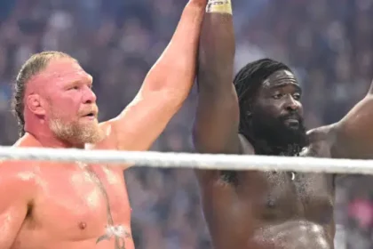 Nigerian Wrestler Oba Femi Defeats Brock Lesnar at WWE SummerSlam