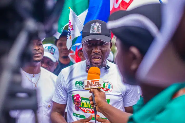 2027: PBAT Door-To-Door Movement Holds 3,000-Man Walk in Ikeja