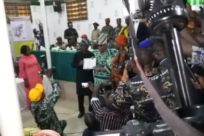 Certificate of Return to Adeleke