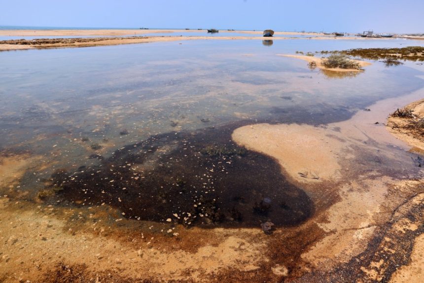 Russian Tanker Oil Spill Spreads Across 7.5 Miles of Oman’s Coastline