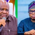 Accord party governorship candidate, Ademola Adeleke and APC candidate, Bola Oyebamiji